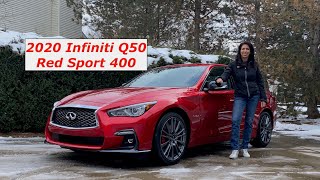 2020 Infiniti Q50 Red Sport 400  Should You Buy It [upl. by Edme]