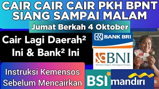 CAIR CAIR CAIR PKH BPNT HARI INI SAMPAI MALAM DAERAH² Ini amp Bank² Ini [upl. by Swerdna]