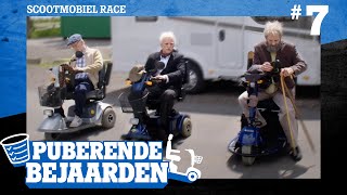 Scootmobiel Race  Puberende Bejaarden 7 [upl. by Ekalb824]