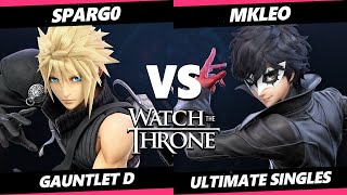 WTT 2023  Spargo Cloud Vs MkLeo Joker Smash Ultimate  SSBU [upl. by Hobie]