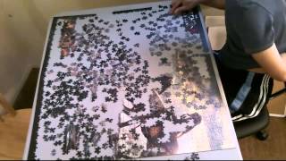 Witcher 3 1500 Piece Puzzle Set Time Lapse [upl. by Drwde]