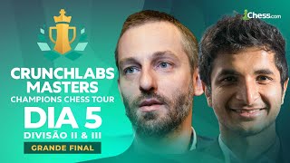 Vidit x Grishuk amp Erigaisi x Alekseev na GRANDE FINAL Div II amp III do CCT  CrunchLabs Masters [upl. by Bills674]