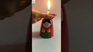 Cute glass decordiy festivaldiy hindufestival creativity craft diyastanddiyadecoration [upl. by Kilgore384]