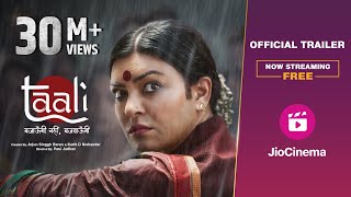 Taali  Official Trailer  Sushmita Sen  Shreegauri Sawant  JioCinema  15 Aug Streaming Free [upl. by Akcirehs]