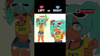 Left or Right  Guess which Brazilian Hatsune miku is correct shorts [upl. by Einalem104]