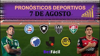 ✅⚽ PRONOSTICOS DEPORTIVOS MIERCOLES 7 DE AGOSTO  BETFACIL [upl. by Eisset]