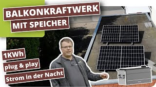 Balkonkraftwerk mit Speicher [upl. by Craggy]