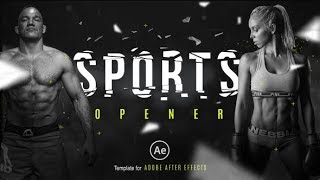 After Effects Template Sport Opener [upl. by Anauqes]