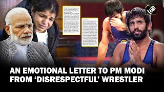 “Oneday justice…” Bajrang Punia pens emotional note for PM Modi as he hands over his Padma Shri [upl. by Enelrae]