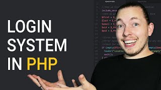 How To Create A Login System In PHP For Beginners  Procedural MySQLi  PHP Tutorial [upl. by Lorien]