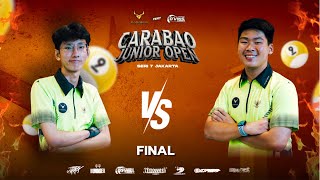 HENDY  ZOOM VS ALBERT  CARABAO  CARABAO JUNIOR OPEN 2023 SERIES 7 JAKARTA  FINAL MATCH [upl. by Notak434]