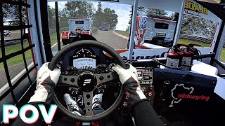 PURE MADNESS Racing a 3700Nm Truck on Nordschleife  Fanatec CS DD [upl. by Selhorst]