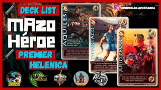 DECKLIST HEROE  FORMATO PREMIER HELENICA [upl. by Inglebert]