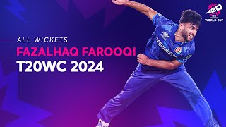 Every Fazalhaq Farooqi wicket at T20 World Cup 2024 [upl. by Auston]