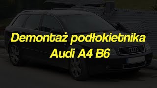 Demontaż pokłokietnika Audi A4 B6 [upl. by Elehcin]