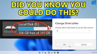 How to Change Drive Letter in Windows 1110 Easiest Way [upl. by Lorollas]