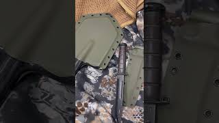 cold steel trench shovel and USMC sheath Grizzlyoutdoors customkydex usmc [upl. by Rennoc]