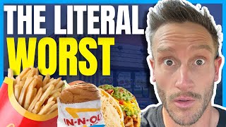 15 Most Unhealthy Fast Food Items to NEVER Order [upl. by Islek508]