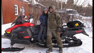 Skidoo Skandic SWT 2021 900 ACEOur new snowmobile [upl. by Anua]