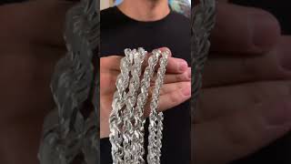 8MM 9MM 10MM amp 12MM Rope Chains Jewelry Collection [upl. by Axela]