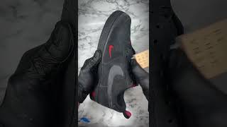 Nike Air Force 1 Restoration and Black Suede Dye [upl. by Jewell]