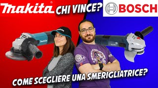 Smerigliatrice Angolare Bosch Professional GWS 7125 VS Makita GA4530 Chi vince [upl. by Hessney]