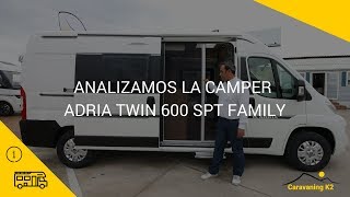 Analizamos la Camper Adria twin 600 stp family [upl. by Wooldridge343]