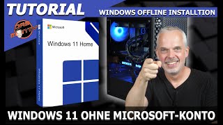 Windows 11 ohne Microsoft Konto installieren  Offlineinstallation ohne Internet Tutorial  DasMonty [upl. by Hoffert]