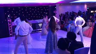 Wang the Naap  Ammy Virk dance performance by brothers sisters and friends at Ring ceremony [upl. by Idnar638]