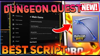 Dungeon Quest Script GUI  Hack Auto Farm Bring Mobs Kill Aura And More PASTEBIN 2024 [upl. by Vita355]