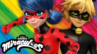 1 HOUR MIRACULOUS  😍 LADYBUG amp CAT NOIR 🐞  Season 4  Compilation [upl. by Alletse]