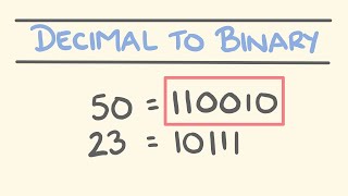 How to Convert Decimal to Binary [upl. by Bonn113]