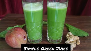 Super Simple Green Juice Weight Loss Juice Recipe Detoxifier Juice ग्रीन जूस वजन कम करने के लिए [upl. by Eberta705]