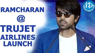 Ram Charan Speaks to media about Trujet Airlines Launch [upl. by Pattison]