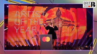 Adele wins Artist of the Year  The BRIT Awards 2022 [upl. by Alonso]