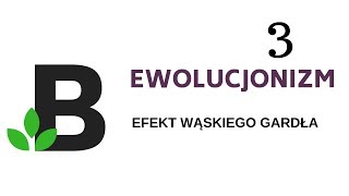 EFEKT WĄSKIEGO GARDŁA  ewolucjonizm  KOREPETYCJE z BIOLOGII  181 [upl. by Emirac]