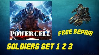 War Commander  Operation Power Cell  Soldier Set 123  Free Repair No Gravedigger [upl. by Cornall]