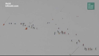 Après lavalanche de Tignes les images des skieurs regagnant la station [upl. by Eatnuahc]