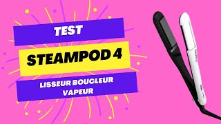 Test SteamPod 4  Que vaut le lisseur boucleur vapeur de LOréal [upl. by Steddman]