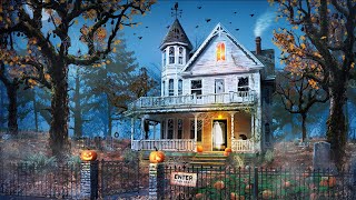 Haunted House Halloween Ambience  3 Hours of Relaxing Spooky Sounds and White Noise [upl. by Etnoel]