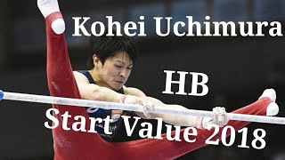 Kohei Uchimura HB Start Value 2018 [upl. by Atoiyanap]