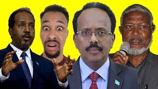 Muuse Suudi iyo Xasan Shiikh oo Farmaajo inqilaabaya [upl. by Siron558]