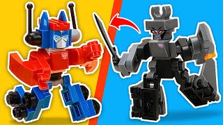 Transformers in LEGO Optimus Prime and All Characters Speed Build  FUNZ Bricks [upl. by Nilrak544]