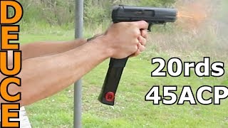 Extended Mag HiPoint 45 Review by Deuce and Guns [upl. by Salli]