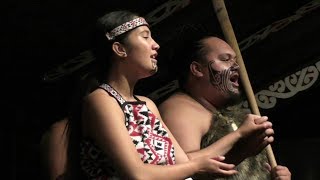 Maori Cultural Event at Tamaki Village Rotorua New Zealand [upl. by Newol]