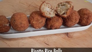 Risotto Rice Balls  Sanjeev Kapoor Khazana [upl. by Osber]