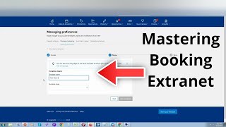 Mastering Booking Extranet Setting Up Templates Replies amp Notifications  StepbyStep Guide [upl. by Turner523]