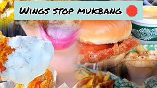 mukbangers eating wings stop 🛑 mukbang asmreating food delicious asmr [upl. by Meehan]