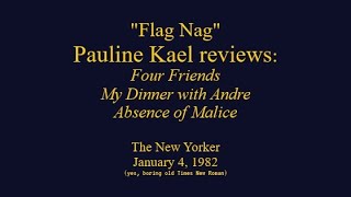 Pauline Kael Reviews three 1981 movies [upl. by Assena]