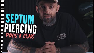 Septum Piercing Pros amp Cons  UrbanBodyJewelrycom [upl. by Lorenzana203]